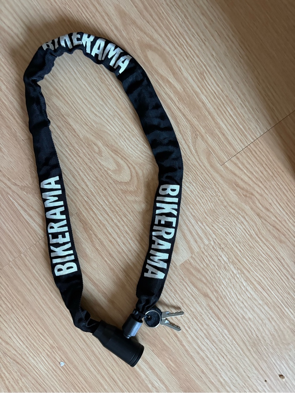 NWT- Black Chain Lock with Keys for cycling 🚴‍♂️